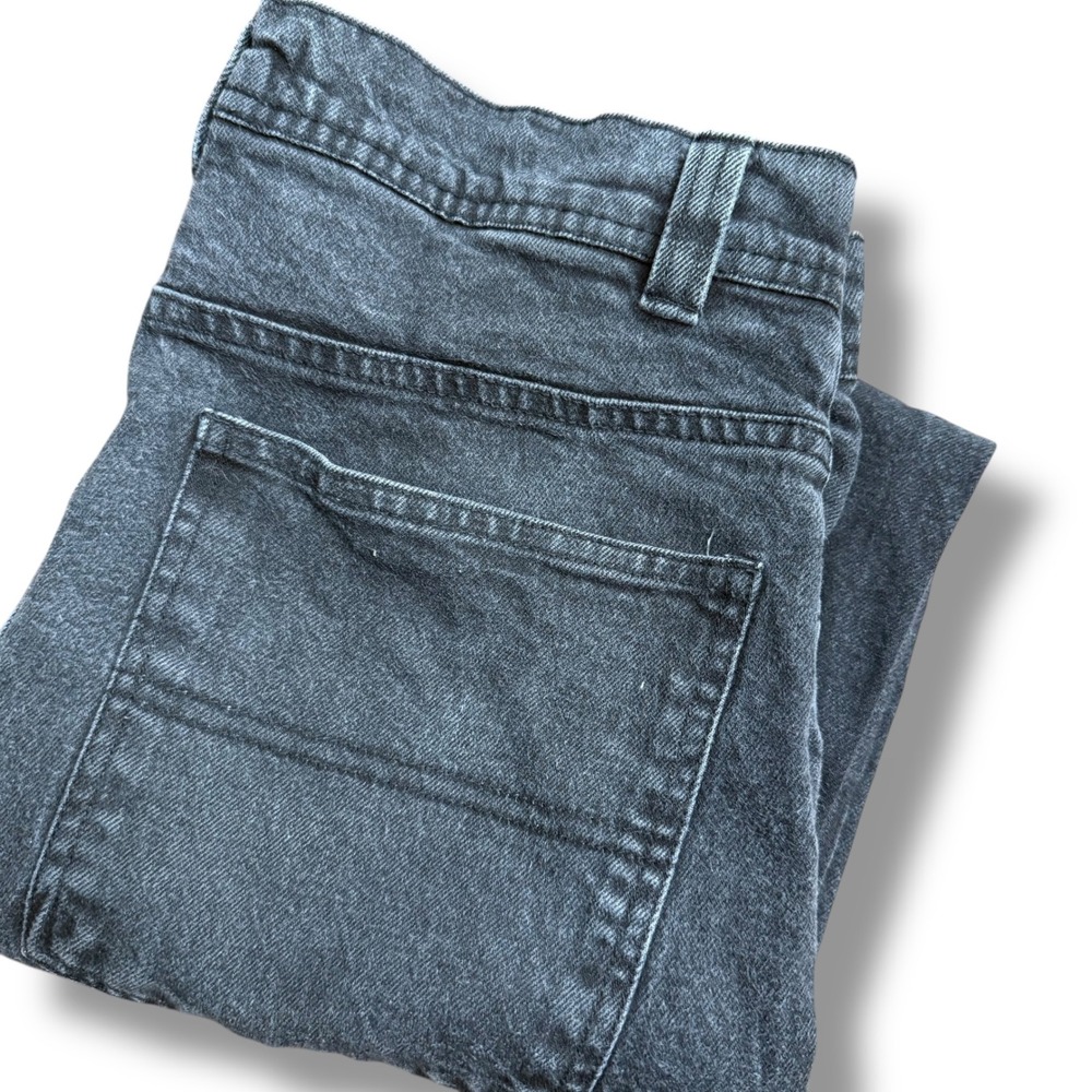 Regal Exchange Mens 28x30 (29x28) Black Wash Straight Leg Jeans Cotton Spandex‎